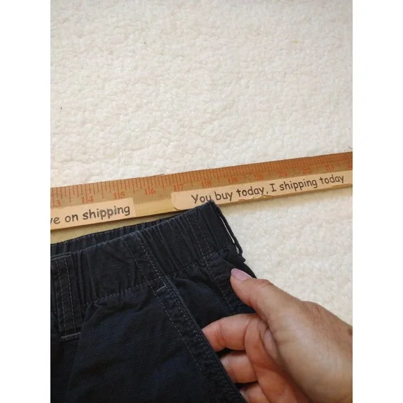 Tommy Bahama Cargo Shorts Men XL Blue Drawstring Elastic Waist Stretch Vacation - Picture 6 of 9